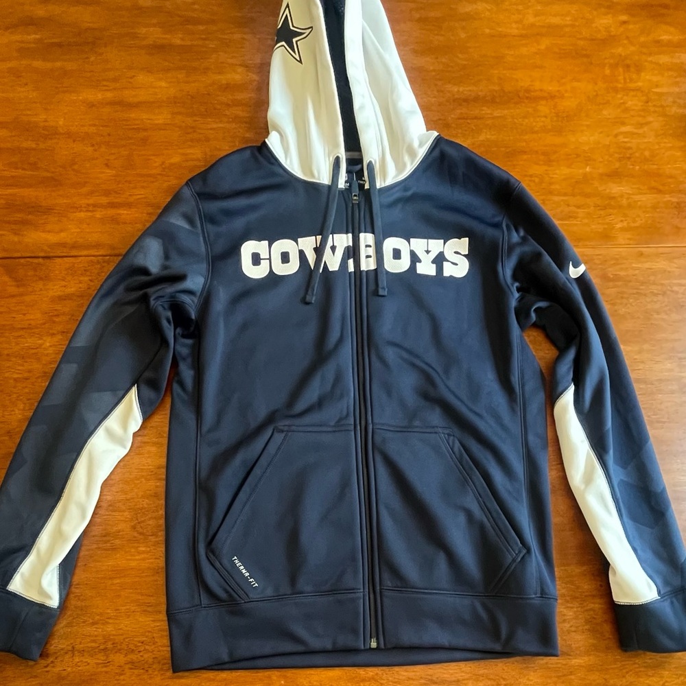 Nike Thermal-Fit (NFL Team Apparel). Men’s Full-Zip Hoodie (Cowboys).